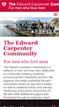 Mobile Screenshot of edwardcarpentercommunity.org.uk