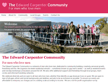 Tablet Screenshot of edwardcarpentercommunity.org.uk